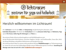 Tablet Screenshot of lichtraum-loerrach.de